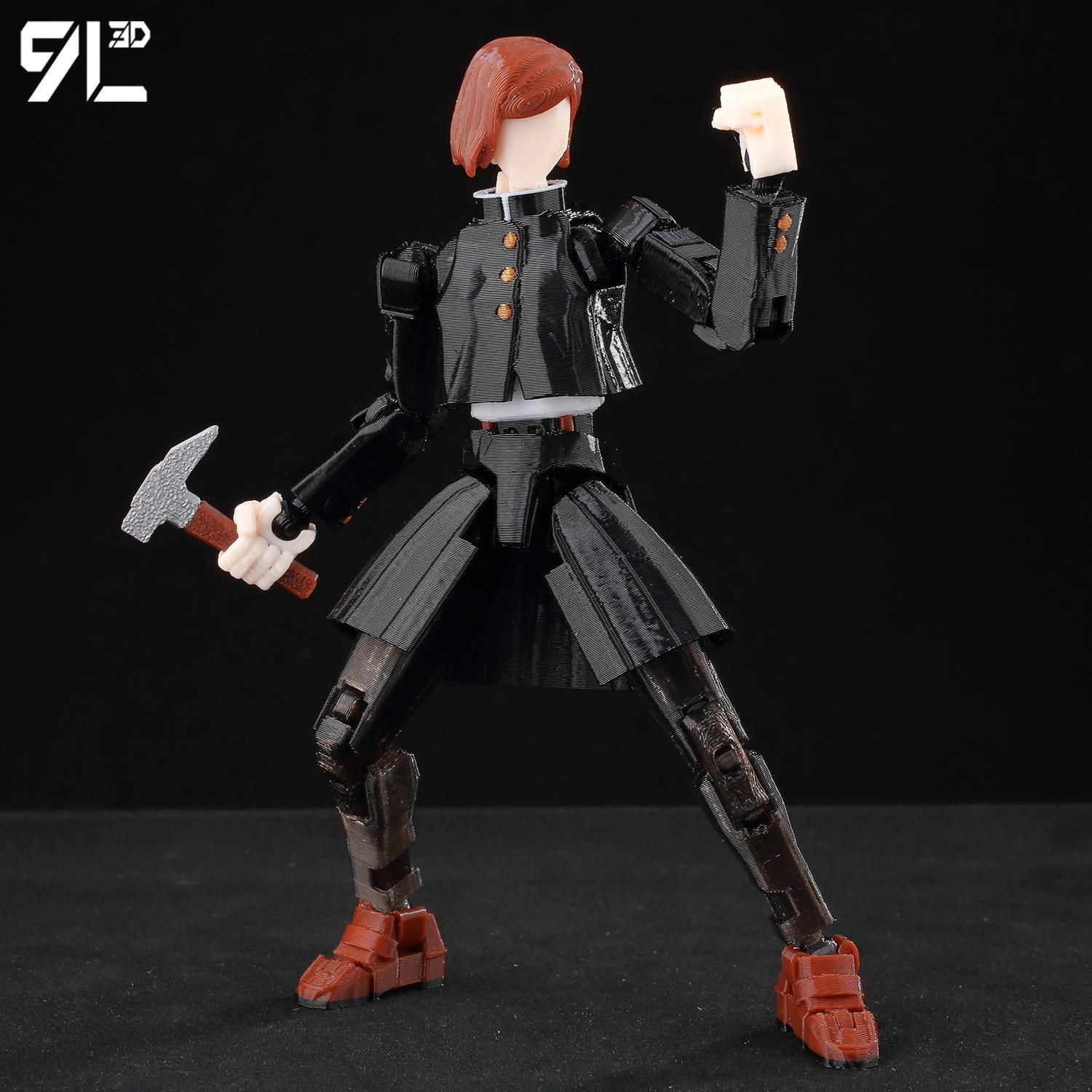9L3D T13 Jujutsu Kaisen Itadori Figure LUCKY13 Training Ver. JJK Titan13 Multi-Jointed Movable Dummy13 Stress Relief Toys Gifts popular