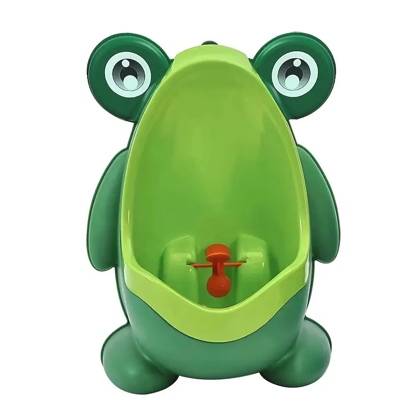 Cute Frog Potty Training Toilet Trainer with Fun Target, Frog Shape Peeing Trainer, Child Potty Training Aid, Funny Bathroom Accessory