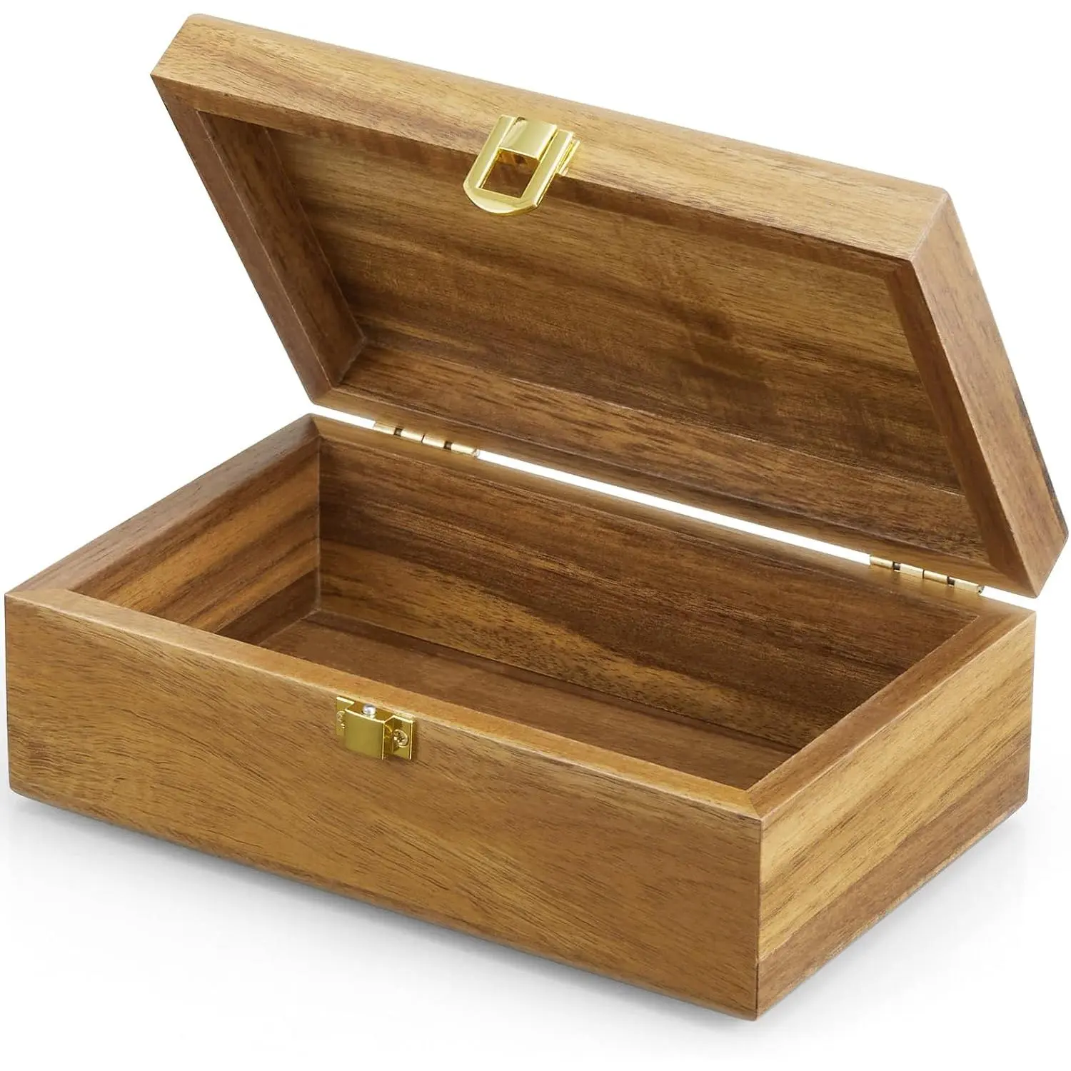 Acacia  Decorative Box with Lid, Small  Box, Memories Box,  Boxes with , Wooden  Box