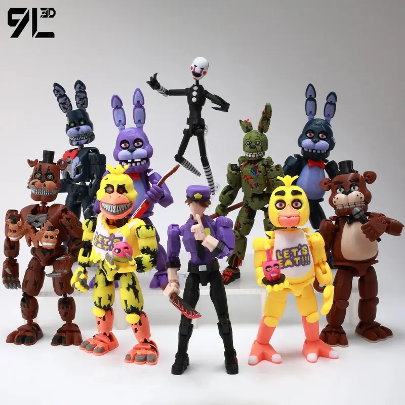9L3D Dummy13 Horror Theme Action Figure, Realistic Anime Look Toy with Articulated Jointed Body, Classic Collectible Desktop Ornament, Surprise Gift for Toys & Hobbies Enthusiasts