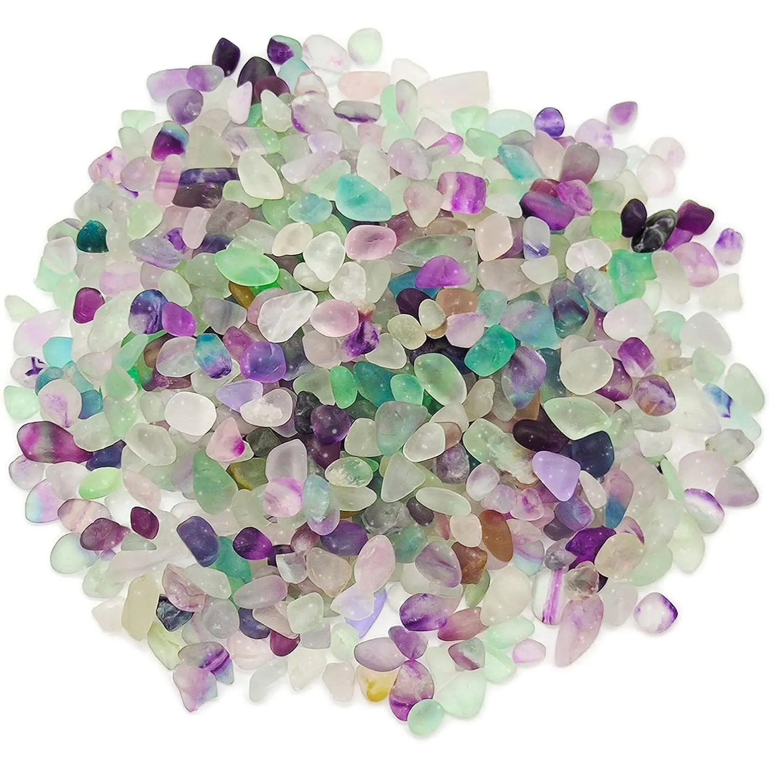 Aquarium Gravel, Mutilcolor  Decorative  -Rose Stones,  Gravel Quartz Tumbled Stone,Aquarium Gravel Sea Glass Rock   for , Vase Filler-01