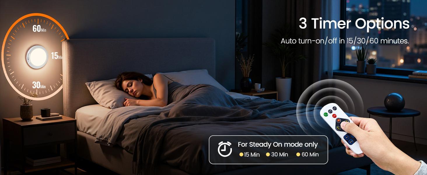 4 Pack-Wireless Motion Sensor Ceiling Light with Remote, Wireless Ceiling Light Battery Operated, No Wiring, Magnetic, Dimmable Shower Light, Timer, 3 Color 6000K, Rechargeable Light for Closet Hallway