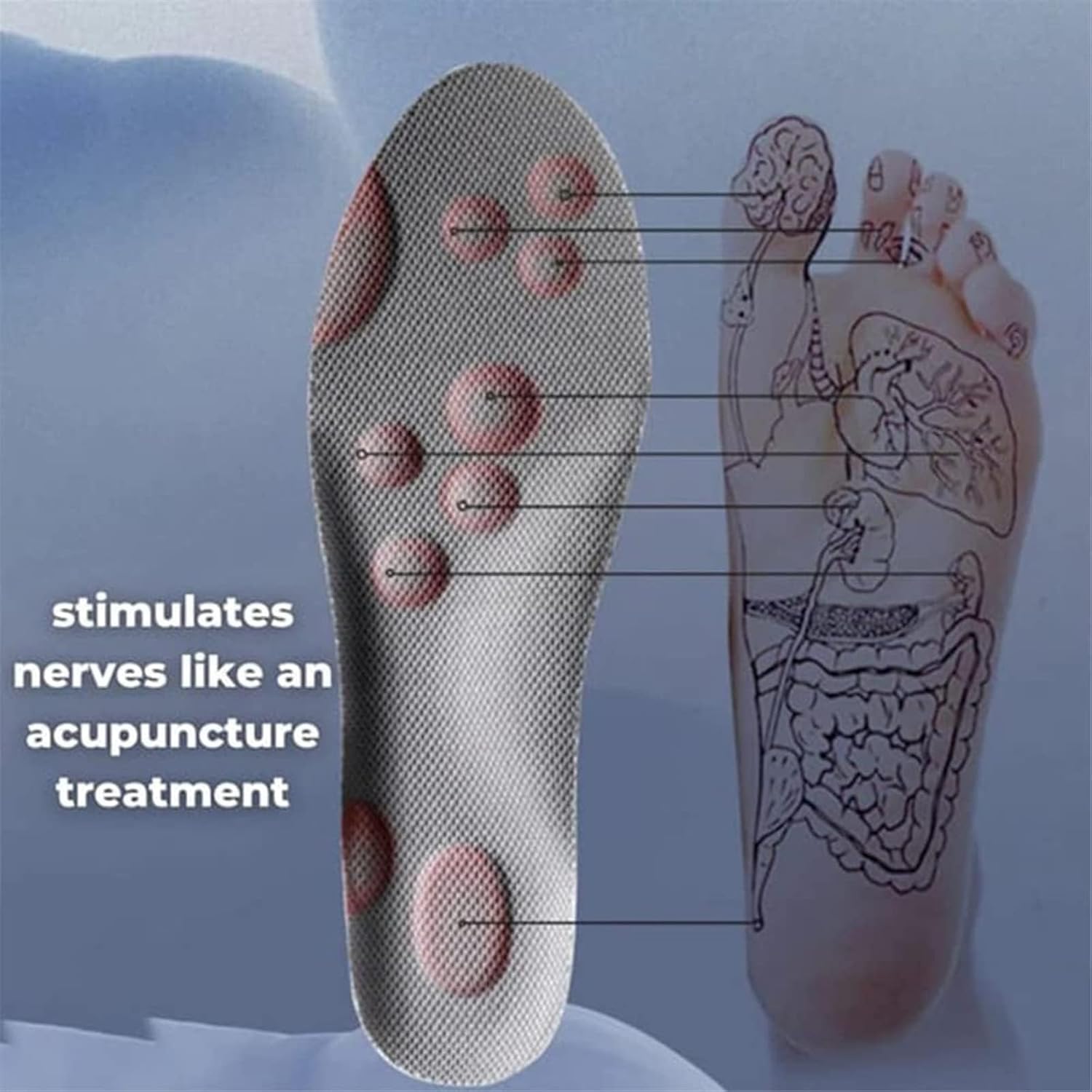 4D Insoles Cloud Technology Insole Super Soft, Ultra Comfort Insoles, 4D Sports Shoes Insoles, Height Insole for Men and Women