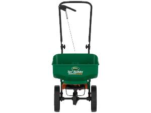 AGS Scotts Turf Builder EdgeGuard Mini Broadcast Spreader - Spreader For Lawn Fertilizer, Weed & Insect Control, Grass Seed, and Ice Melt, Holds Up To 5,000 sq.ft. of Product