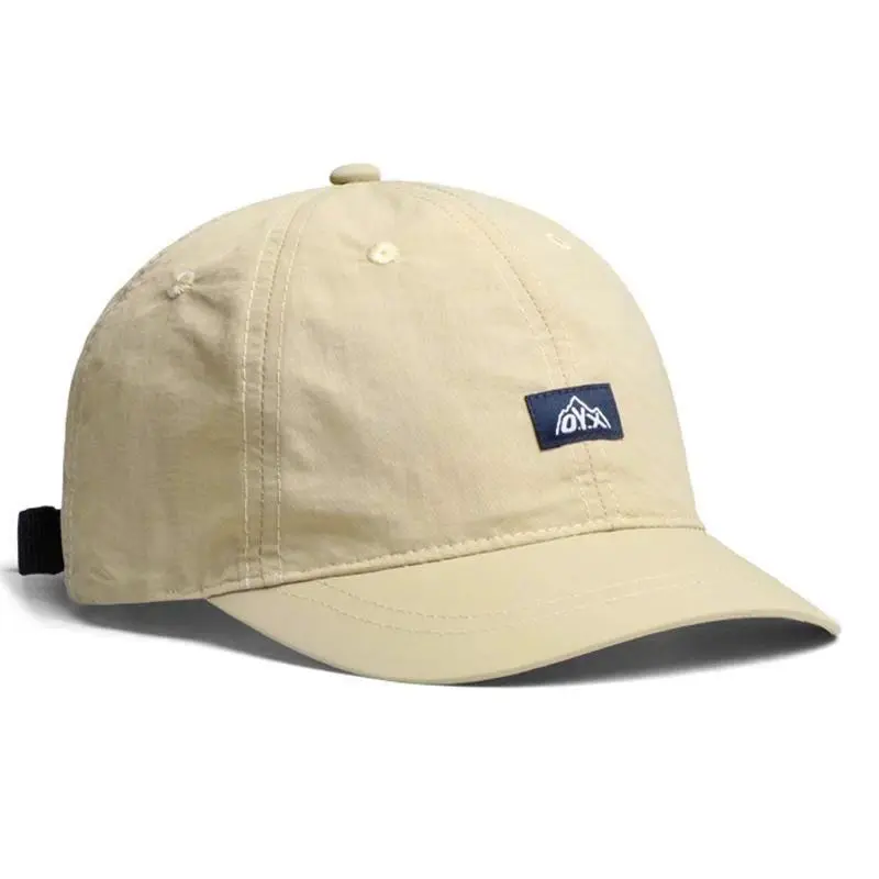 Mountain Patch Short Brim Baseball Cap, Unisex Adjustable Hiking Hat with Quick Dry Fabric and UV Protection, Lightweight Outdoor Adventure Cap for Camping, Hiking, Fishing, Travel & Daily Wear tiktokshopbacktoschool
