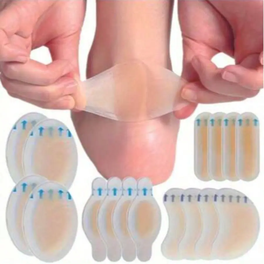 Summer Foot Protection Gel Bubble Pads, Invisible Heel Guards for High Heels, Anti-Slip Shoe Inserts, Insoles for Heels, Comfortable Skin-Like Design, No Slip Feet