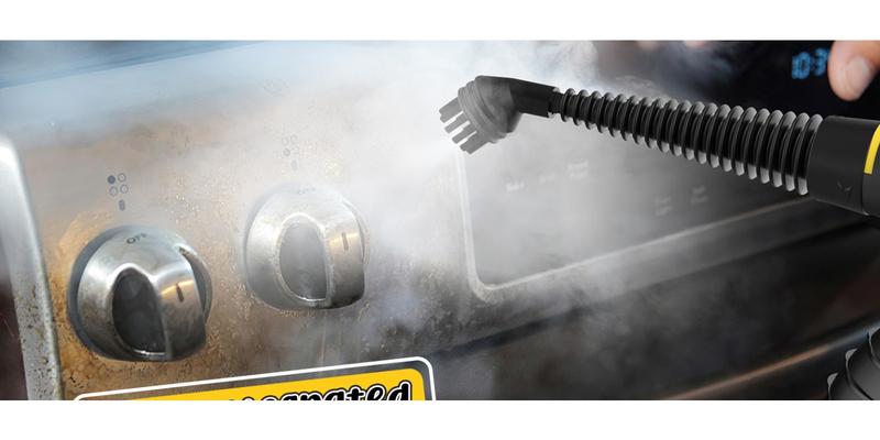 99% Sterilization Handheld Steam Cleaner with 10 Attachments - High-Pressure, Fast Heat-Up for Cars, Grout, Bathrooms, Upholstery - Large Tank, Safety Lock, No Chemical Residue, Includes Nylon Brushes & Squeegees, Steam Cleaner for Car