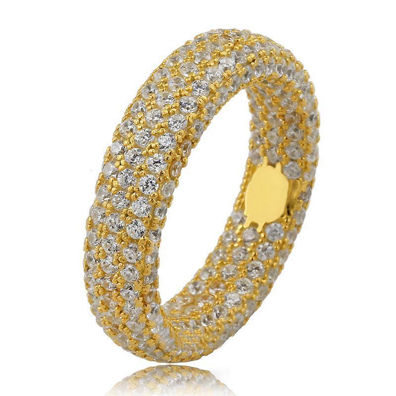 ICE HUE Iced Out Eternity Band, Sterling Cubic Zirconia Ring, Perfect Gift Option, Ring for Men & Women, Jewelry for Men ICE HUE Iced Out Eternity Band, Sterling Cubic Zirconia Ring, Perfect Gift Option, Ring for Men & Women, Jewelry for Men