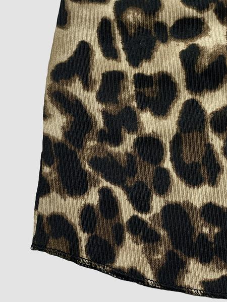Women's Leopard Print Long Sleeve T-Shirt, Slim-Fit Casual Top for Fall Season, Stylish Fashionable Women's Clothing