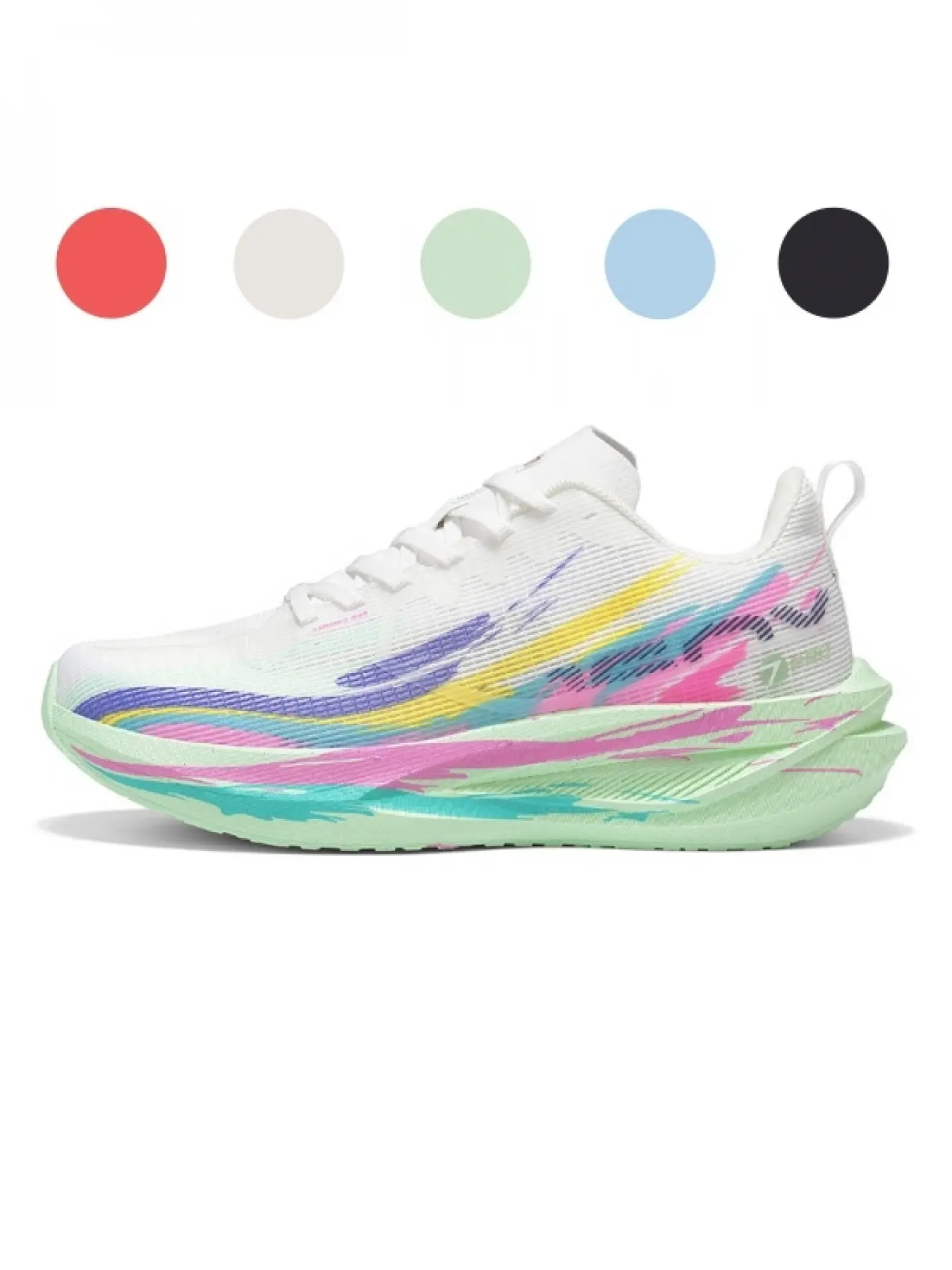 Lightweight Breathable Gradient Jogging Sneakers, Trendy, Sporty running shoes, spacious round toe box, high-rebound midsole to absorb landing shock, durable anti-slip rubber outsole for tracks & urban roads, cushioned footwear for jogging & walking