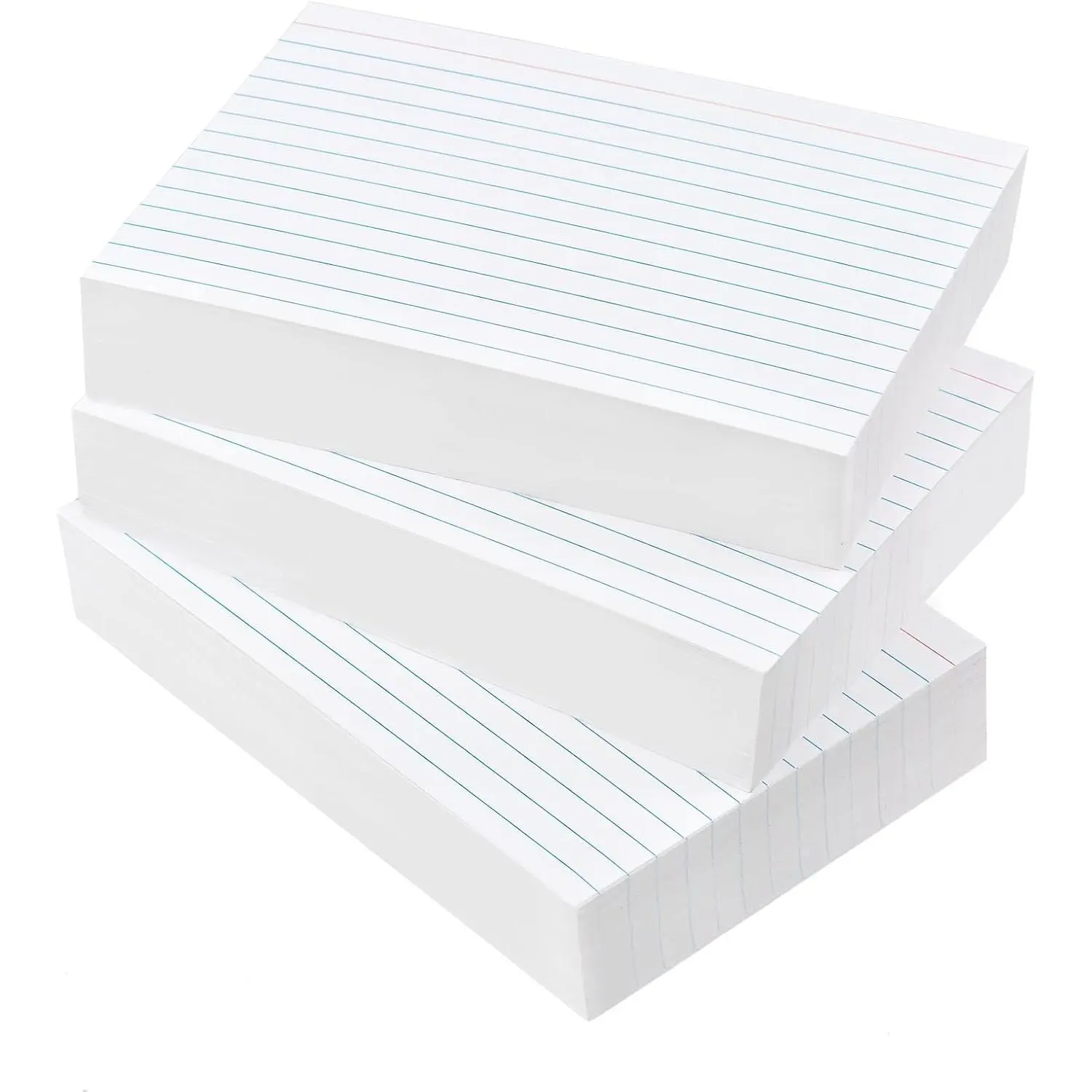 300 PCS 4x6 Ruled Index Cards - White Lined Note Cards 4 x 6 Flashcards for Studying, Note Taking and To Do List