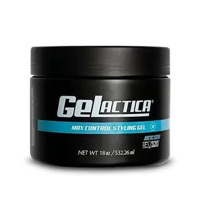 Max Control Hair Gel for Men, Alcohol-Free, Strong Hold Styling Gel, Natural Extracts for Long-Lasting Hold and Shine, Slick Back Hair Style 18 Oz