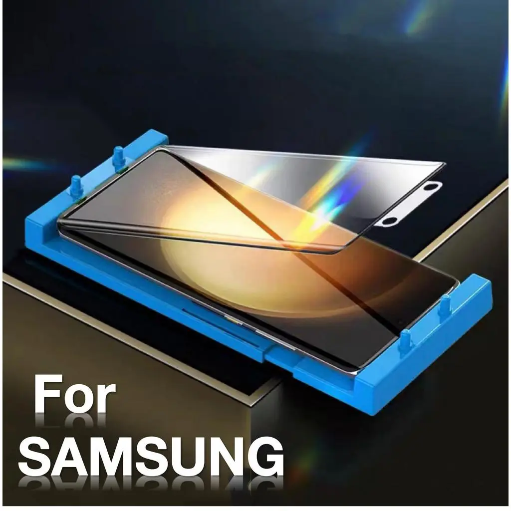3Pc Explosion-Proof Ceramic Hydrogel Screen Protector with Install Kit for Samsung Galaxy S24, S23 Ultra, S22, S21, S20, S10, S9, S8+, Note 8, 9, 10+, 20, For Note 10