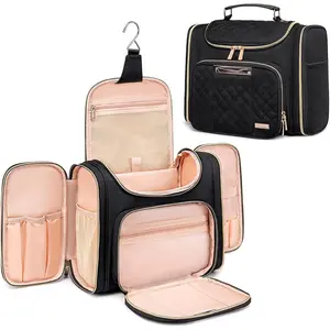 Large Toiletry Bag for Women Men,Bathroom Bag,Water Resistant Shower Bag,Makeup Bag,Toiletry Bags for Traveling,Hanging Toiletry Bag with Transparent Waterproof Phone Pocket