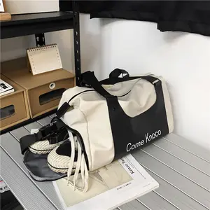 1PC Fitness bag, dry wet separation, large capacity swimming storage bag, training sports bag, hand-held luggage bag, short distance travel bag