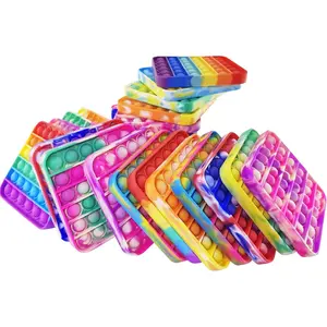 24 Pcs Pop Bubble Fidget for Party Favors, Stress Relief Pressure Relieving Toys for Kids, Pop Bulk Toddler for Christmas Valentine Birthday Gifts and Classroom Prizesfidget toys