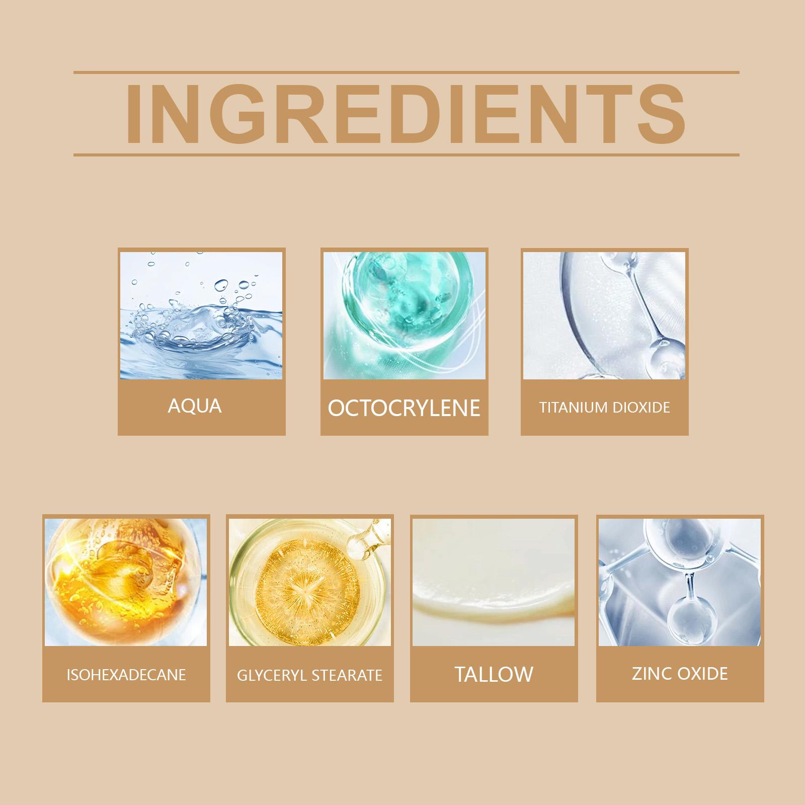 Hoygi Lightweight Protective Cream UV Protection Body Skin Moisturizing Isolation Summer Outdoor Protective Cream
