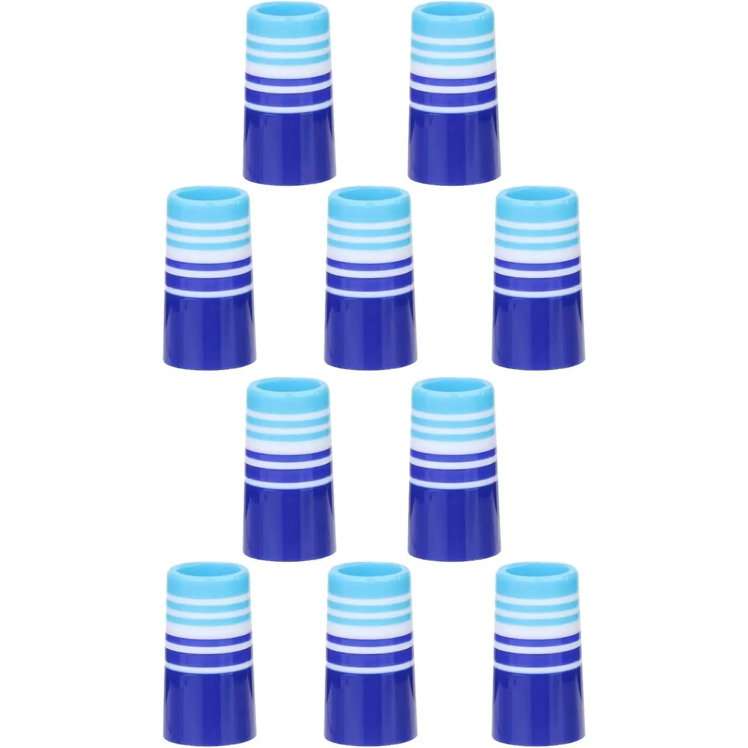 10-Piece Golf Iron Ferrule Set, Compatible with 0.355'' Tapered Steel Shafts and 0.370'' Parallel Shafts