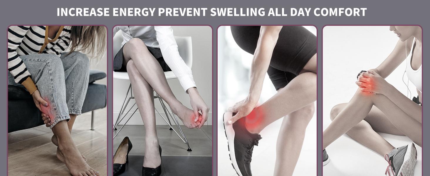 THE WELL KEPT Compression Socks for Women Men Circulation 6 Pairs-Best Compression Stockings For Running,Athletic,Nursing