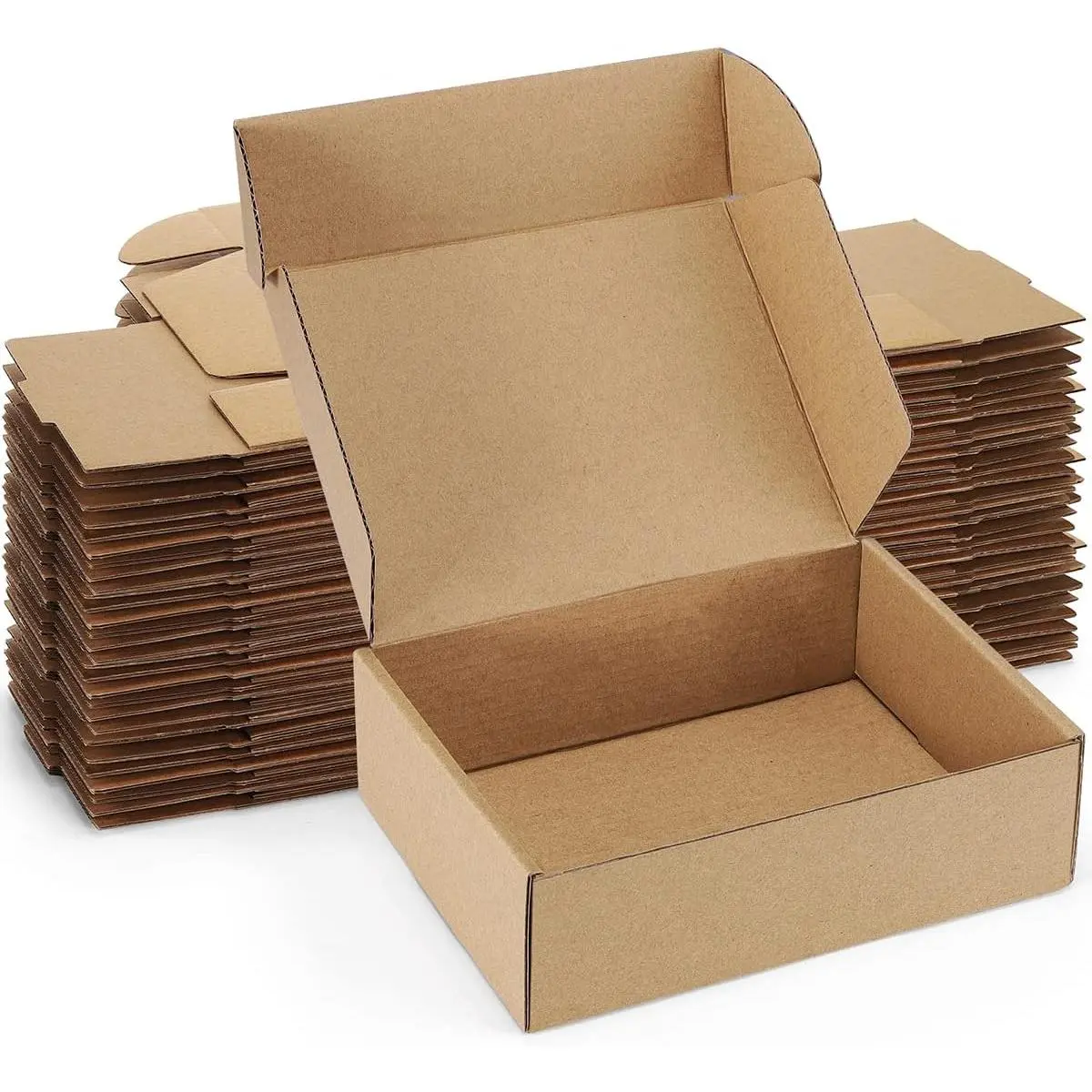 Shipping Boxes 7x5x2 inches Brown Small Mailing Boxes 25 Pack Cardboard Corrugated Box Mailers