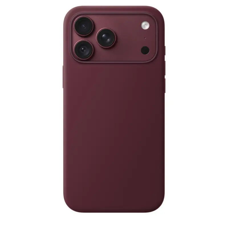 Liquid Silicone Magnetic Smartphone Case - Shockproof Protection, Cushioned Corner Rim, Grippy Magnetic Casing, Soft Bumper Cover for iPhone 18, iPhone 18 Pro Max Devices, Black Mobile Phone Accessory