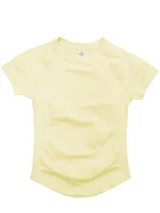 Slim-Fit Elastic Workout Short-Sleeve T-Shirts; Seamless Yoga Top for Outdoor Sports Casual Quick-Dry Fitness Top for Running High-Stretch Moisture-Wicking Seamless Tight-Fit Short-Sleeved Workout T-Shirt Breathable Sportswear