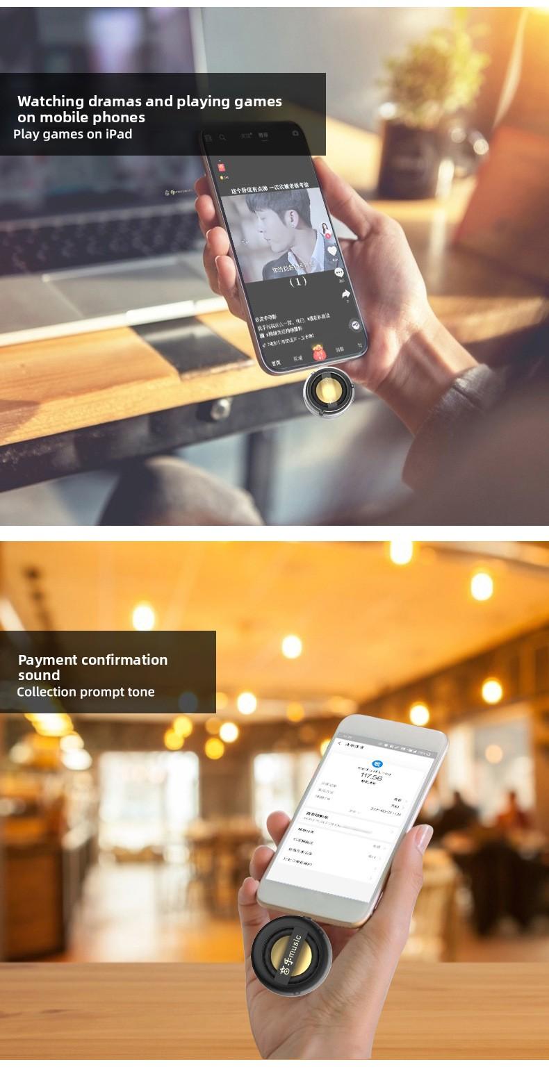 Direct-plug mini speaker Type-C mobile phone mini player portable speaker wholesale external subwoofer wireless