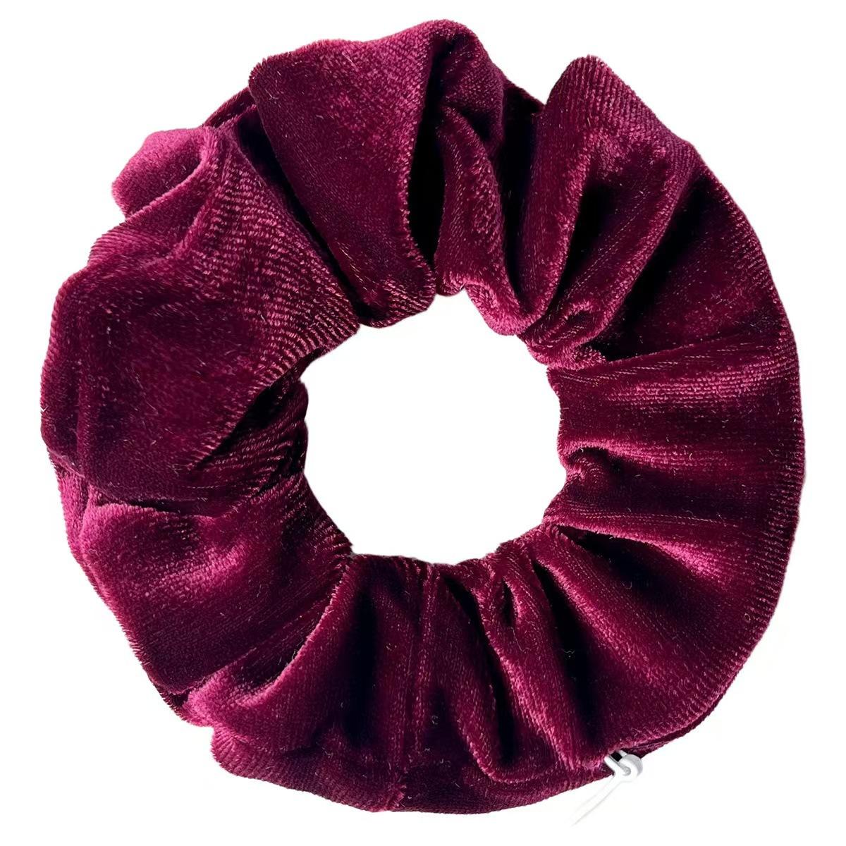 Velvet Hair Scrunchie with Hidden Pocket, Multi-Functional Storage Bag for Cash and Small Items, Travel Essential for College Girls