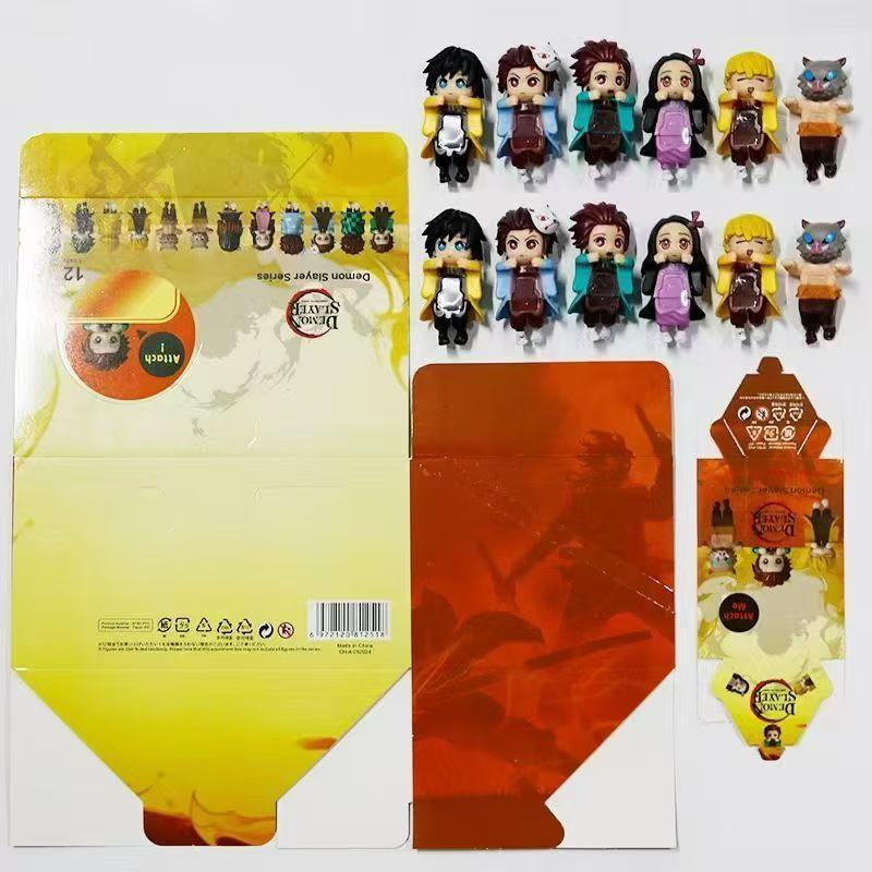 2025 Hot New Styles Sonneess Angel Anime Demon Slayer Blind Box Set Handmade Anime Cartoon Doll Desktop Decoration Birthday Gift