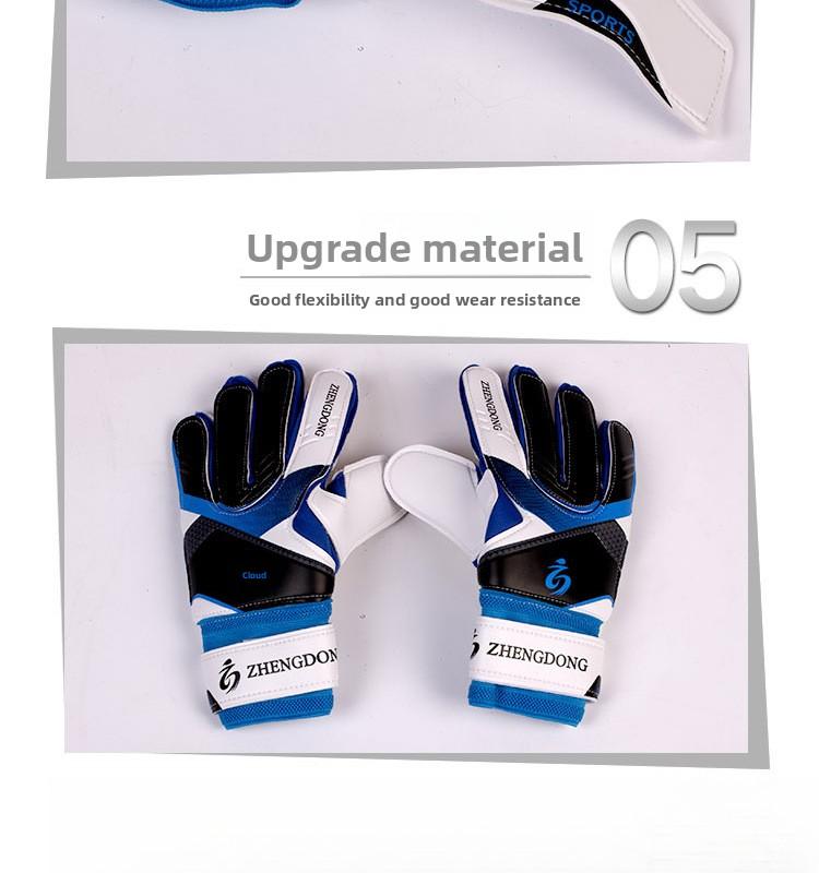 soccer accessories Football goalkeeper gloves, thickened, for adults, children, primary and secondary school students, specially designed for training how to kick a soccer ball