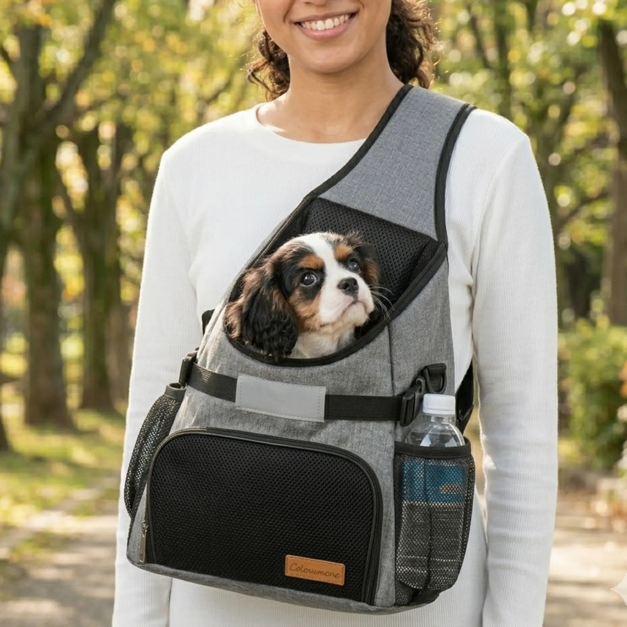 New Pet Backpack, Multi-Functional Storage Bag, Comfortable and Breathable, Large Capacity, Prevents Dogs From Jumping Out, Portable Pet Supplies