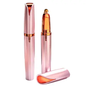 USB Rechargeable Portable Electric Eyebrow Trimmer Pen ,Eyebrow Hair Remover for face Fingers Legs Mouth, Safe Eyebrow Shaver Razor Tool Painless Precision