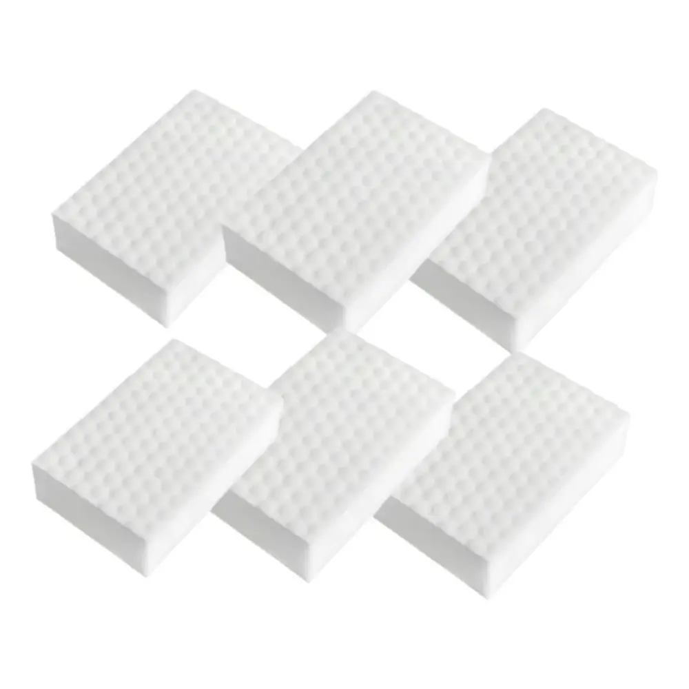 6 pieces of nano cleaning sponge - double-sided cleaning design, suitable for multi surface cleaning of glass, furniture, sinks, and walls, meeting most daily cleaning needs