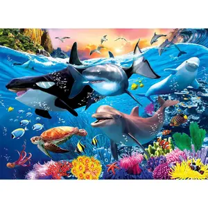 Underwater World, 1000-piece puzzle, suitable for adults, children, and teenagers. An educational and fun puzzle toy.