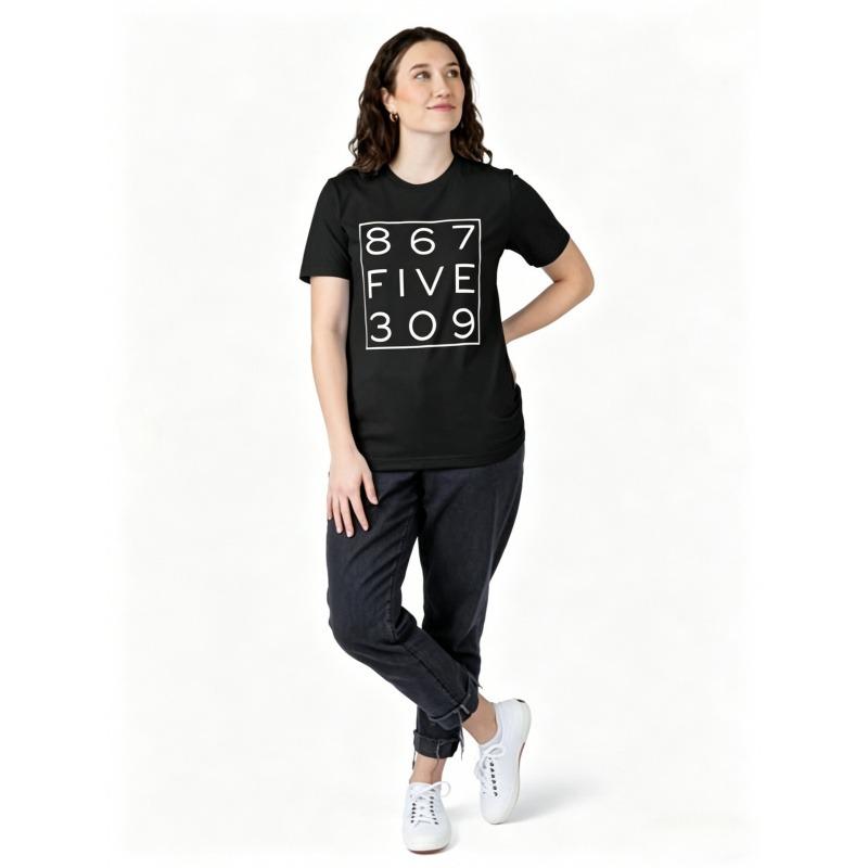 8675309 Nostalgic And Funny 80S Essential T-ShirtS ,Retro , Funny Music Shirt,Tommy Tutone,Music Lover Shirt,Music Gift,Retro Gift Shirt,Funny Gift Shirt,100%Cotton,Unisex Crew-Neck Tee