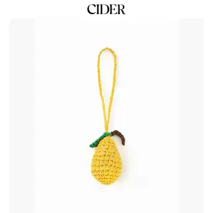 Cider PEAR KNITTED BAG CHARM