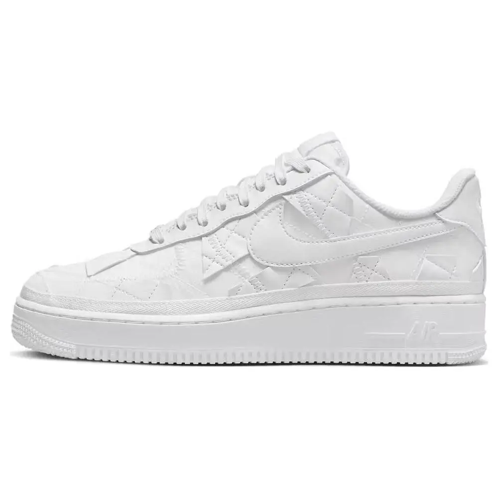 Billie Eilish x Nike Air Force 1 Triple White Low-Top Unisex Sneakers Verifiable, with credentials and supporting global authentication