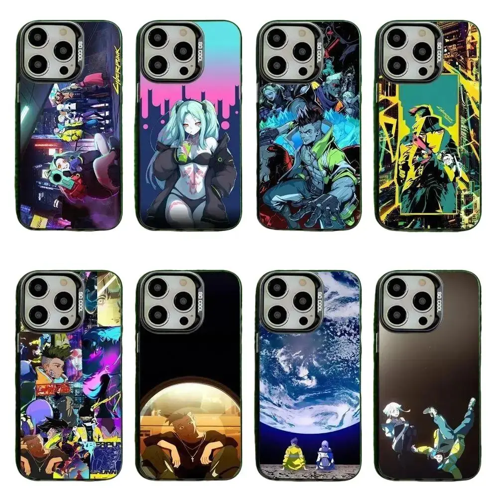 Game C-CyberpunkS Phone Case for iPhone 17, 16, 15, 14, 13, 12, 11 Pro Air Plus ProMax and Samsung S26-S22 Plus shock-absorbing phone cases, fashionable gift. soft back