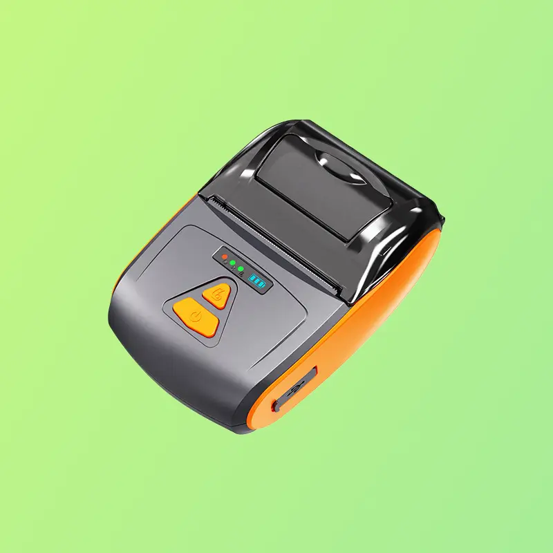 58mm Portable Bluetooth Thermal Printer Wireless Mobile Connection Device For Receipts Order Slips Invoices And Daily Transaction Vouchers