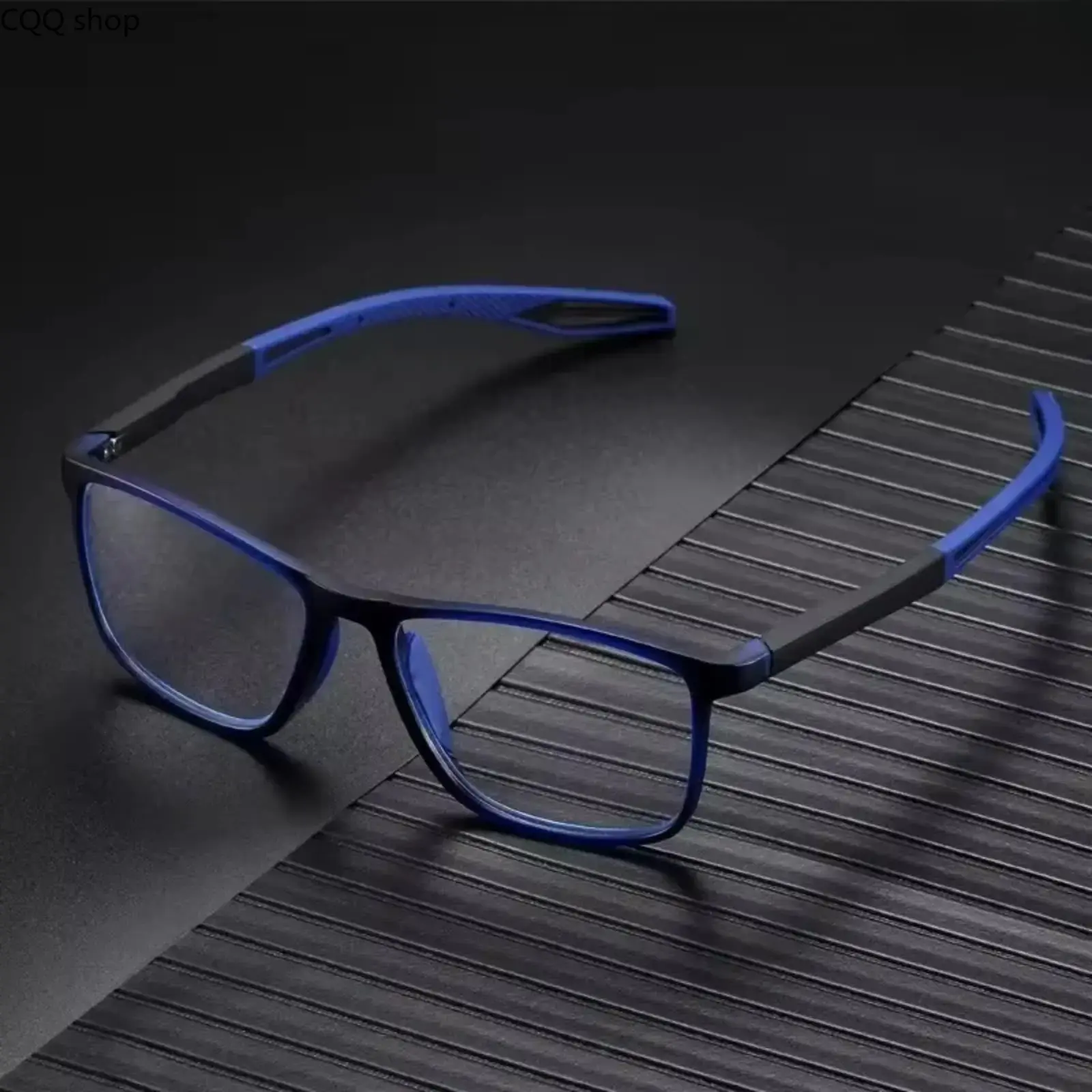 Vintage Ultralight TR90 Square Reading Glasses for Men & Women, Retro HD Lenses Blue Light Blocking Eyewear, Comfortable Durable Far Sight Spectacles for Daily Office, Reading & Casual Daily Wear summerwins