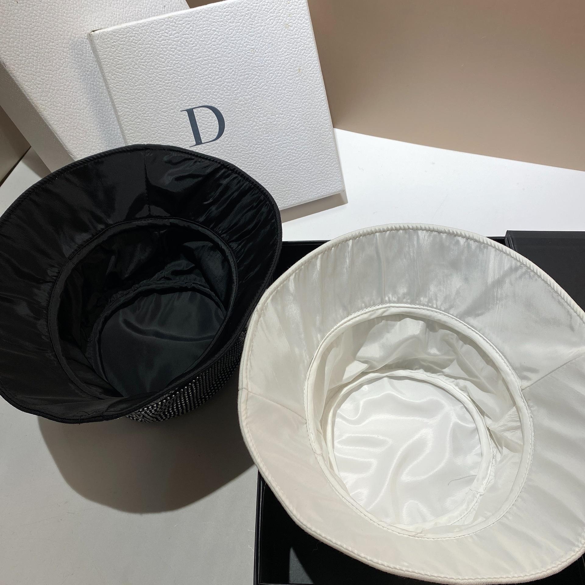 Fashionable High-Quality Rhinestone Bucket Hat for Spring And Summer, Versatile Outdoor Casual Hat for Women