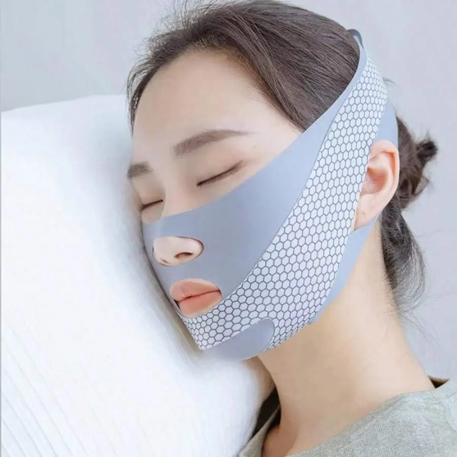 Face-Lift With Sleep Face V Shaper Facial Slimming Bandage Relaxation Shape Lift Reduce Double Chin Face Thining Band Massage Facial Shaping Tool Facial Lifting Tool Skin Care Tools At Home Facial