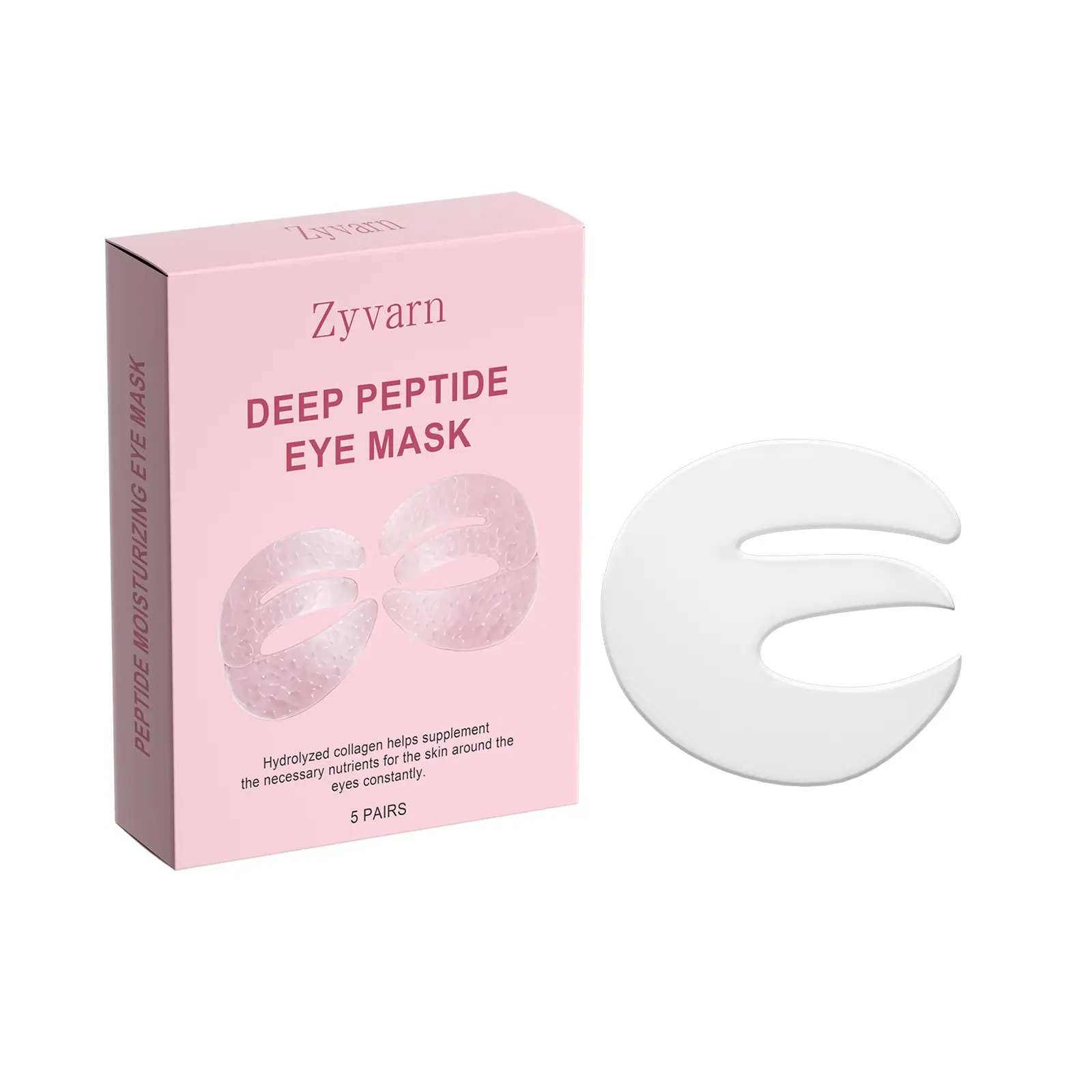 Zyvarn Collagen Hydrating Eye Mask, Gentle Skincare Moisturizer, Nourishing Eye Area Care Patch, Daily Eye Treatment for Radiant Skin