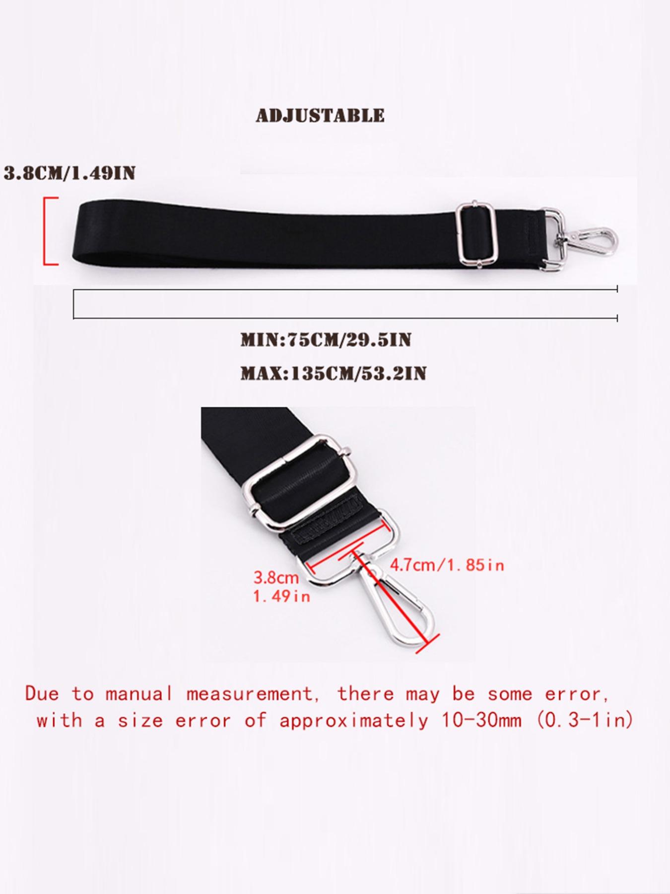 Simple Plain Color Adjustable Shoulder Strap, Lightweight Nylon Bag Strap for Women's Handbag, Portable Durable Bag Strap, Fashion Bag Accessories