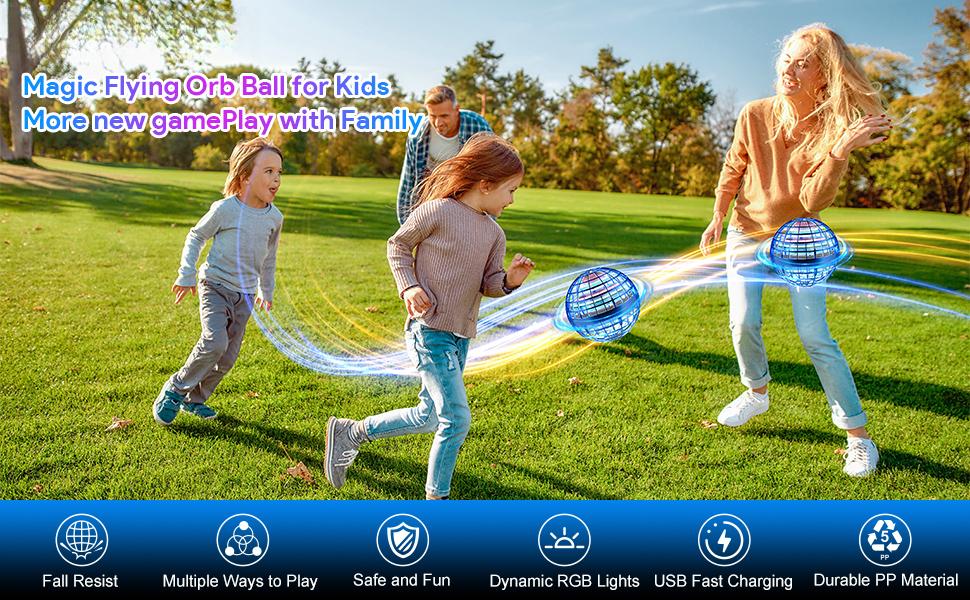 【Dealsforyoudays】2026 Cosmic Flying Orb Ball - Hand-Controlled Boomerang Hover Drone, Polypropylene Mesh-Like Structure, Lightweight Galactic Fidget Spinner for Indoors and Outdoors, Party Toy Gift for 6-12+ Kids #SummerVibes