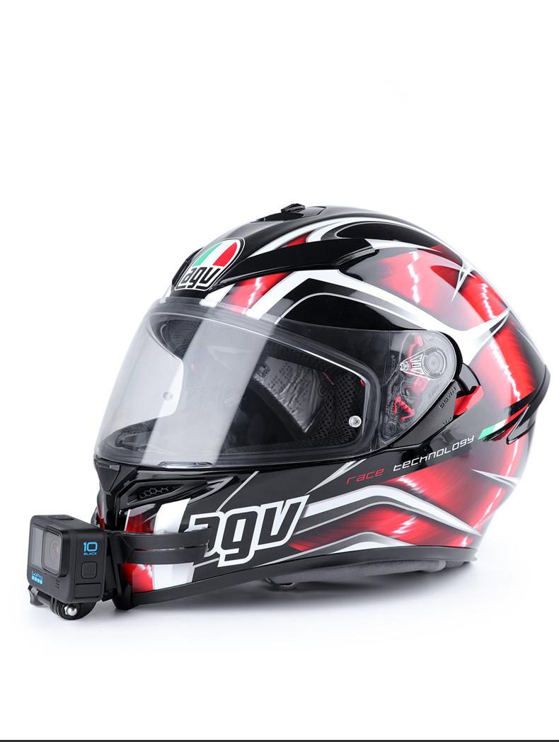 Motorcycle Helmet Chin Stand Mount Holder Full Face Holder for GoPro 13 12 11 10 9 8 DJI Action 6 5 NANO Action Camera Accessory