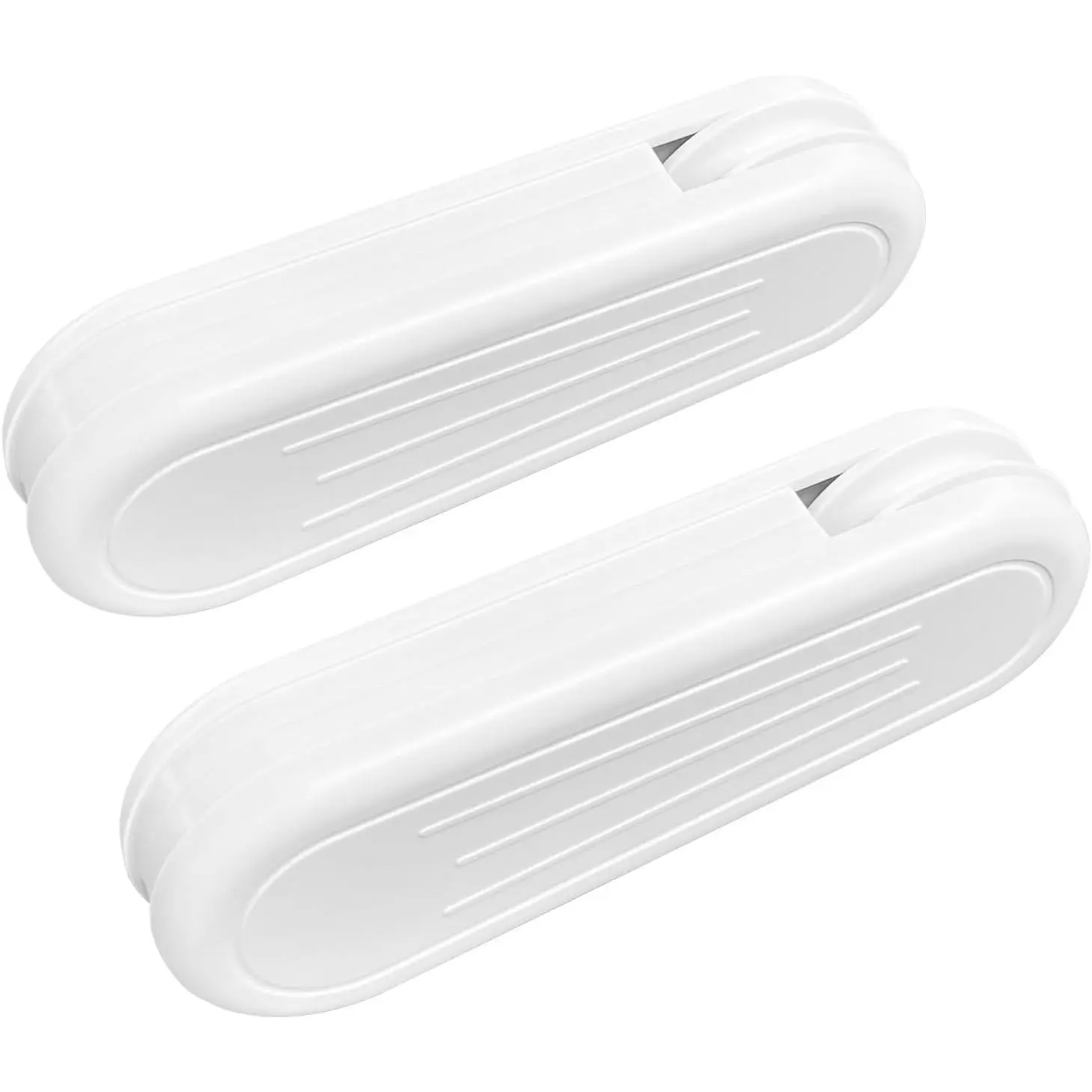 Curtain Cord Weights, 2-Pack Plastic Pull String Pendants for Vertical Blind and Drapes - White