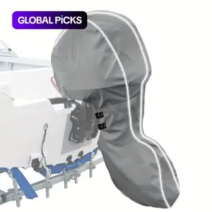 Boat Engine Cover with Reflective Strips, Adjustable Engine Cover for Boat, Waterproof & Windproof, Outdoor Boating Accessories #GLOBAL PICKS