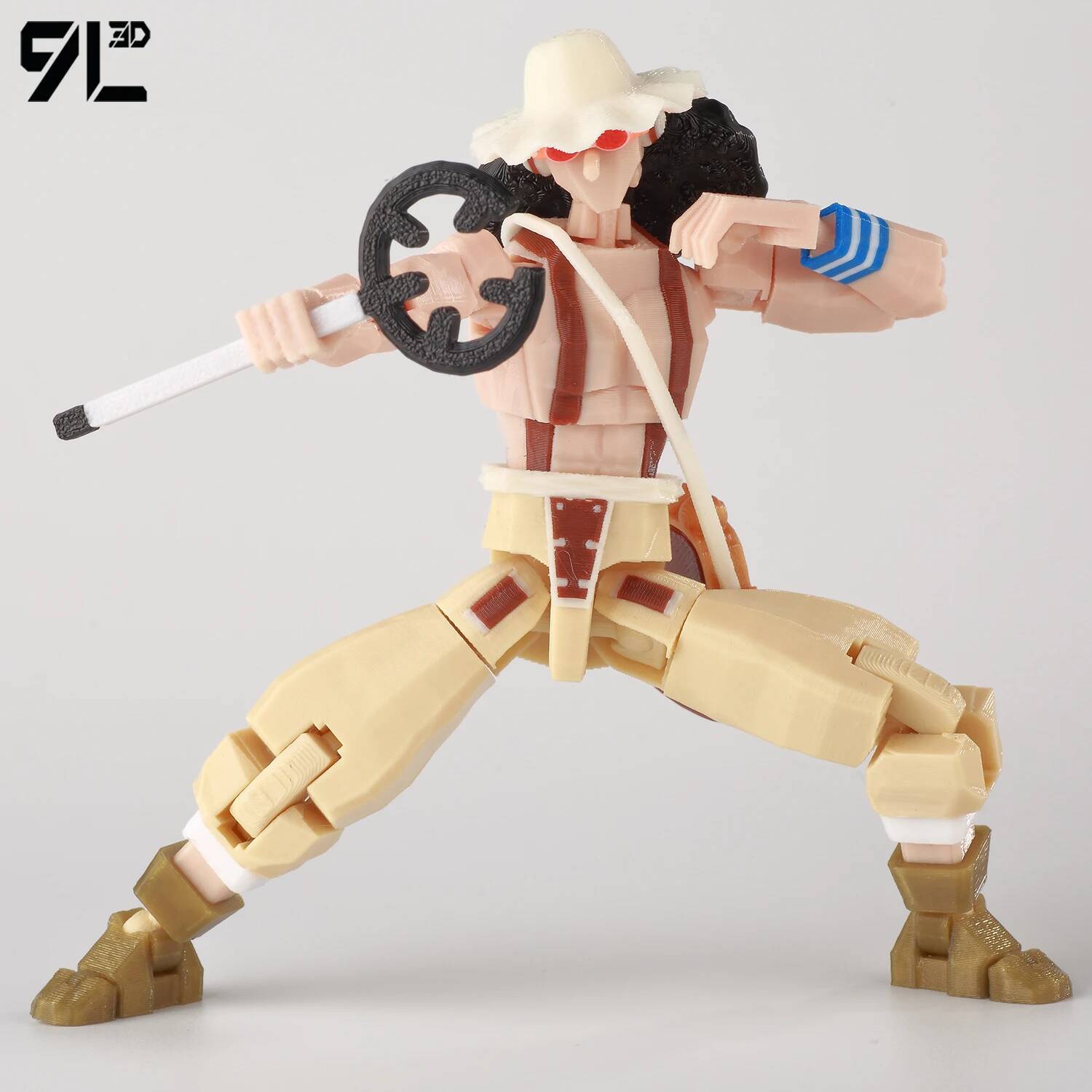 9L3D Dummy13 Lucky13 Titan13 OnePiece Usopp Is The Sniper Straw Hat Pirates A Brave Warrior Of Sea Figure Anime Car Ornament Toy