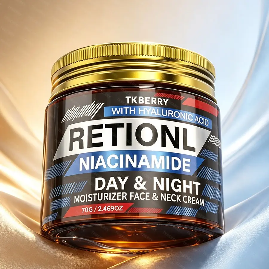 70g Retinol Collagen Cream,Retinol And Collagen Facial Moisturizer,Skin Tightening Face Cream with Vitamin E,Caffeine And Niacinamide,Face Night And Day Use,Moisturizing Cream for Hydrated,Smoother,Lifted Skin,Face Lift Cream,Skin Care